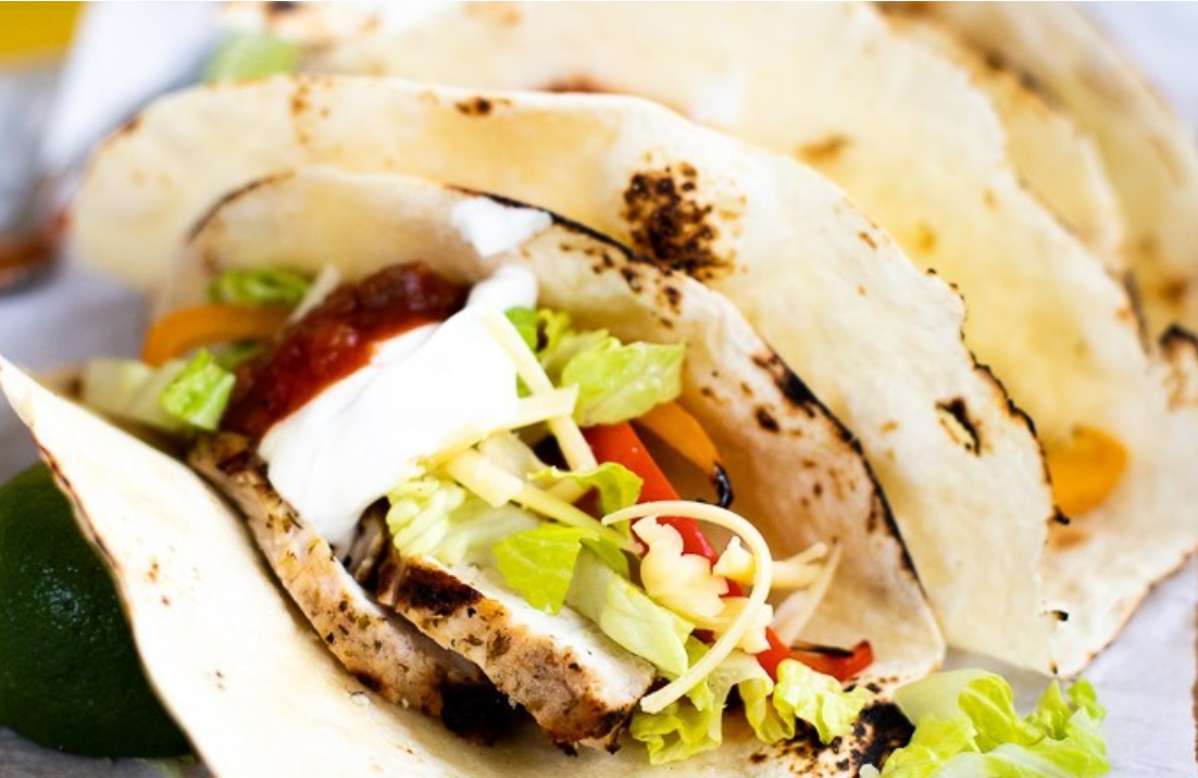 Grilled Turkey Tenderloin Fajitas